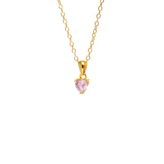 Колье Whisper Heart Necklace – Pink WILHELMINA GARCIA