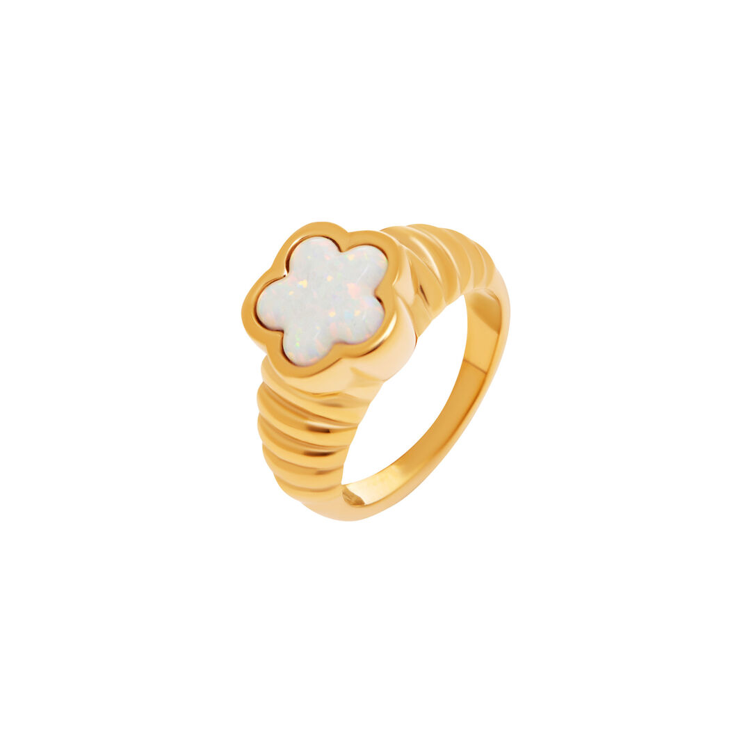 Кольцо Rose Opal Ring - Gold JULY CHILD фото 1