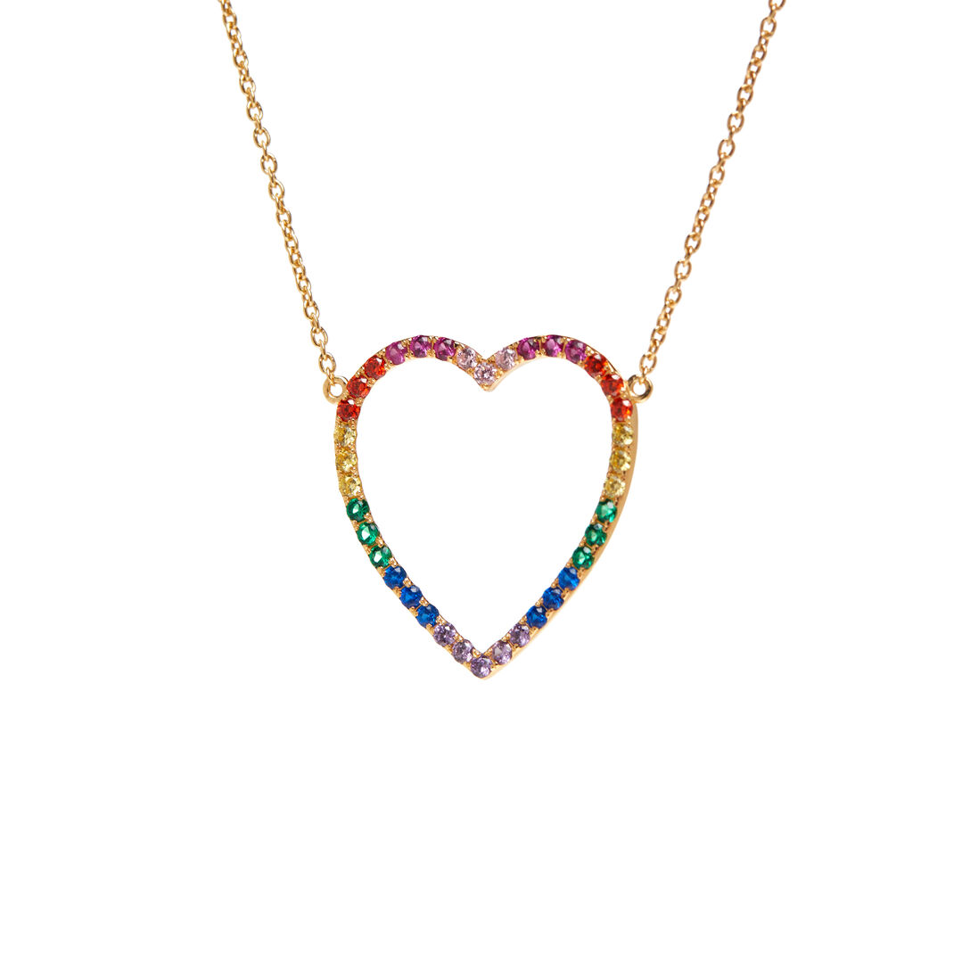 Колье Gold Heart Necklaces - Multi VIVA LA VIKA фото 1