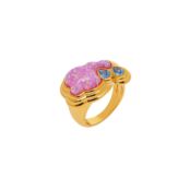 Кольцо Cry Me A River Ring – Pink JULY CHILD фото 1