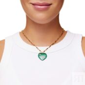 Колье Heart To Heart Necklace - Malachite NOTTE фото 2