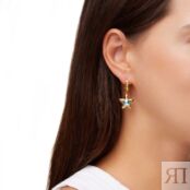 Серьги Starburst Locket Earrings JULY CHILD фото 3