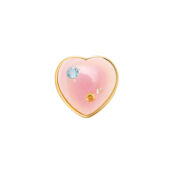 Кольцо Cotton Candy Heart To Heart Ring - Pink Shell NOTTE фото 3