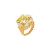 Кольцо Stern Flower Ring - Olive VIVA LA VIKA фото 1