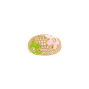 Кольцо Flower Lover Dome Ring – Gold NOTTE фото 3