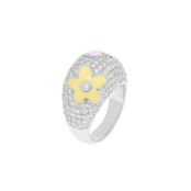 Кольцо Flower Lover Dome Ring – Silver NOTTE фото 1