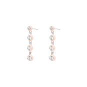 Серьги Crystal Peach Strings Earrings VIVA LA VIKA фото 1