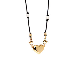 Колье Knitted Heart Necklace – Gold VIVA LA VIKA