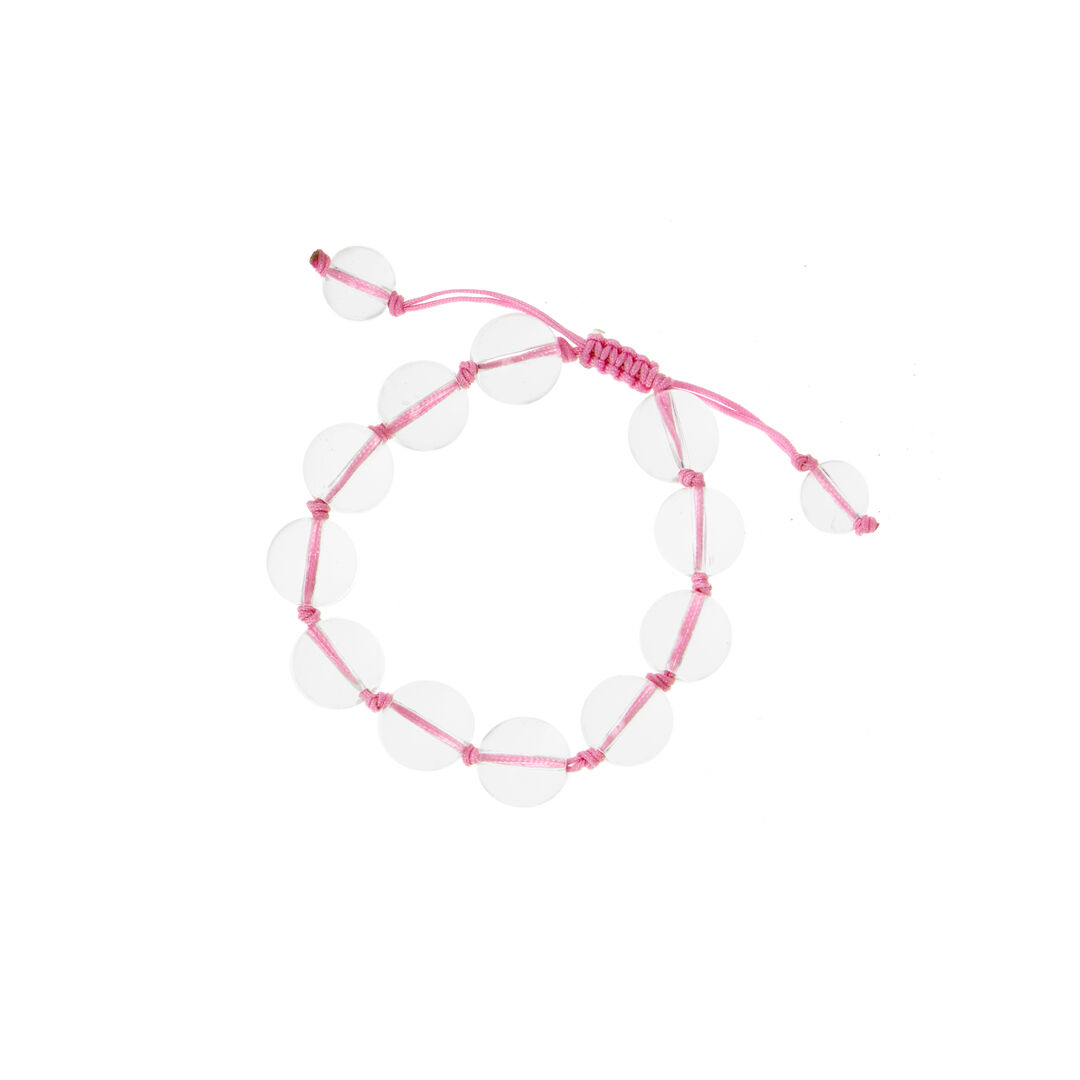 Браслет Crystal Clear Bracelet – Pink HOLLY JUNE фото 1