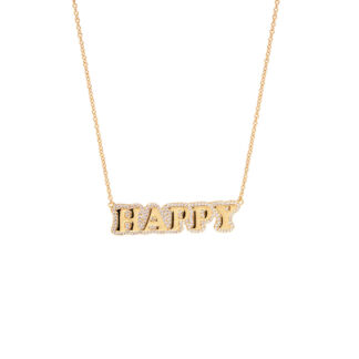 Колье Happy Stamp Necklace - Gold VIVA LA VIKA