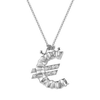 Колье Angry Euro Necklace - Silver VIVA LA VIKA