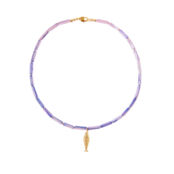 Колье Gold Fish Tube Necklace - Violet HOLLY JUNE фото 3