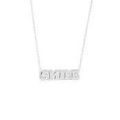 Колье Smile Stamp Necklace - Silver VIVA LA VIKA фото 1