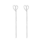 Серьги Shiny Heart Earrings BLING BLING фото 1