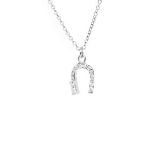 Колье Tiny Horseshoe Necklace BLING BLING