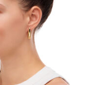 Серьги Elongated Drop Earrings - Gold MYSTIQUE MIRAGE фото 4