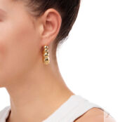 Серьги Croissant Earrings - Gold PLAIN STUDIO фото 3