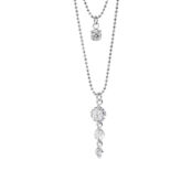 Колье Tiny Crystal Drop Necklace BLING BLING фото 1