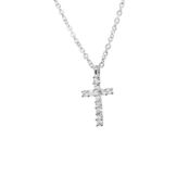 Колье Tiny Cross Necklace BLING BLING фото 1