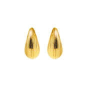 Серьги Striped Comma Earrings - Gold MYSTIQUE MIRAGE фото 3