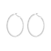 Серьги Diamond Line Earrings - Silver BLING BLING фото 1