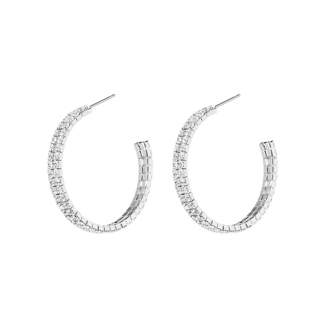 Серьги Double Glow Line Earrings - Small BLING BLING фото 1