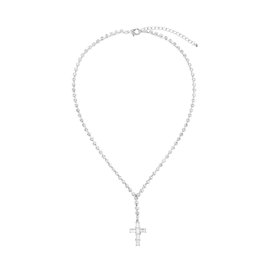 Колье Soft Shine Cross Necklace BLING BLING фото 1