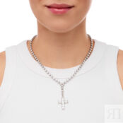 Колье Soft Shine Cross Necklace BLING BLING фото 2