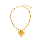 Колье Hefty Heart Necklace – Gold PLAIN STUDIO фото 1