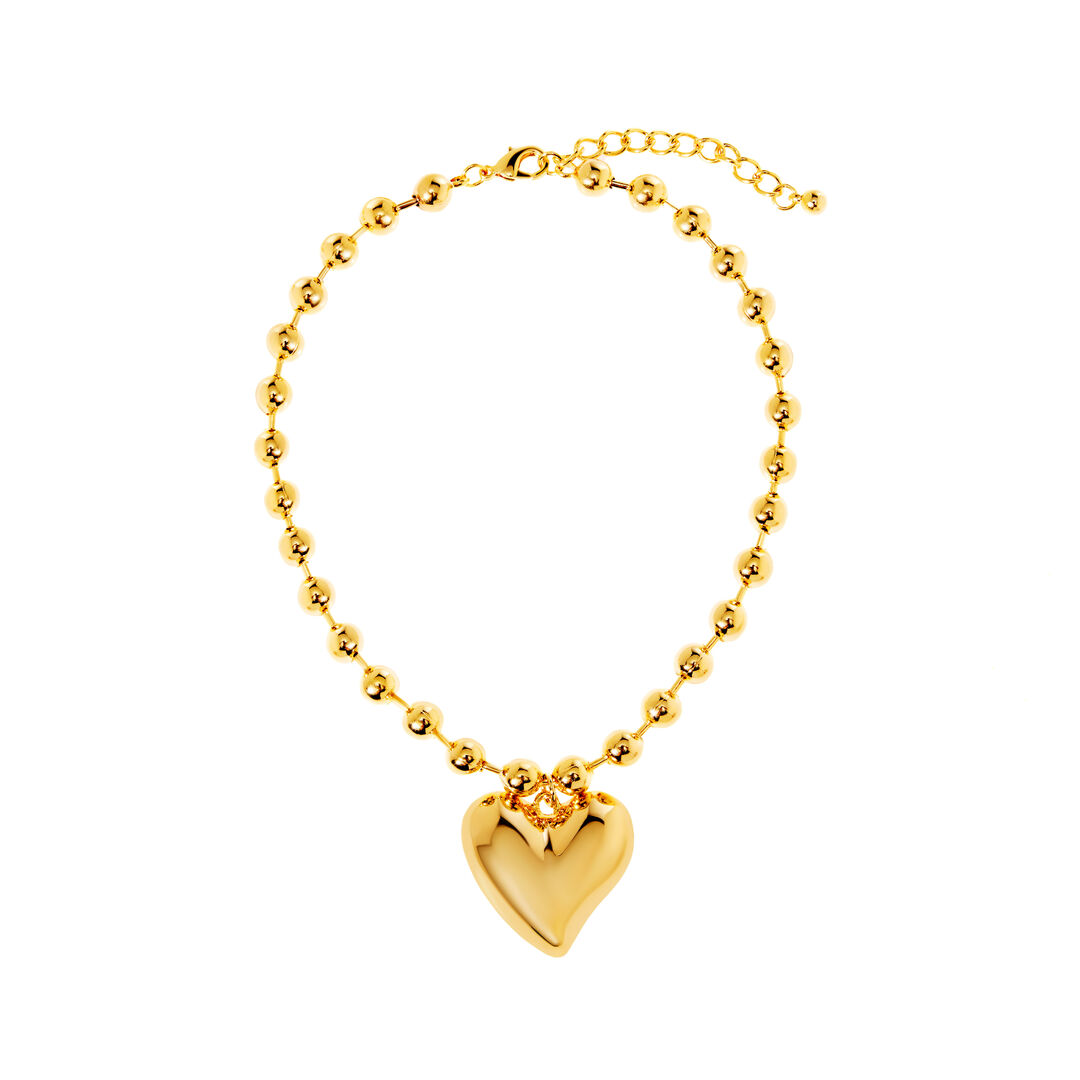 Колье Hefty Heart Necklace – Gold PLAIN STUDIO фото 1