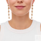 Серьги Drop Threads Earrings – Gold PLAIN STUDIO фото 2