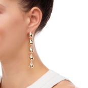 Серьги Drop Threads Earrings – Gold PLAIN STUDIO фото 3