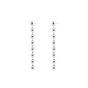 Серьги Dribble Oval Earrings – Silver PLAIN STUDIO фото 1