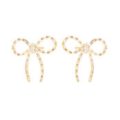 Серьги Dazzle Bow Earrings – Gold MYSTIQUE MIRAGE фото 1