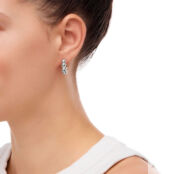 Серьги Ball Chain Earrings – Silver PLAIN STUDIO фото 3