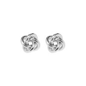 Серьги Simple Torsion Earrings – Silver PLAIN STUDIO фото 1