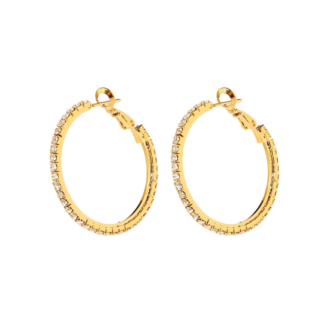 Серьги Luminous Hoops – Gold MYSTIQUE MIRAGE фото 1