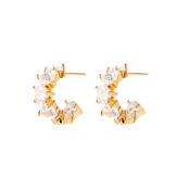 Серьги Dazzle Heart Earrings – Gold MYSTIQUE MIRAGE фото 1