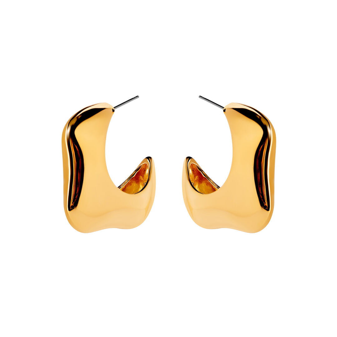 Серьги Quiet Grace Earrings – Gold PLAIN STUDIO фото 1