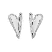 Серьги Gleaming Heart Earrings – Silver MYSTIQUE MIRAGE фото 3