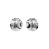 Серьги Round Shell Earrings – Silver PLAIN STUDIO фото 3