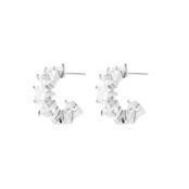 Серьги Dazzle Heart Earrings – Silver MYSTIQUE MIRAGE фото 1