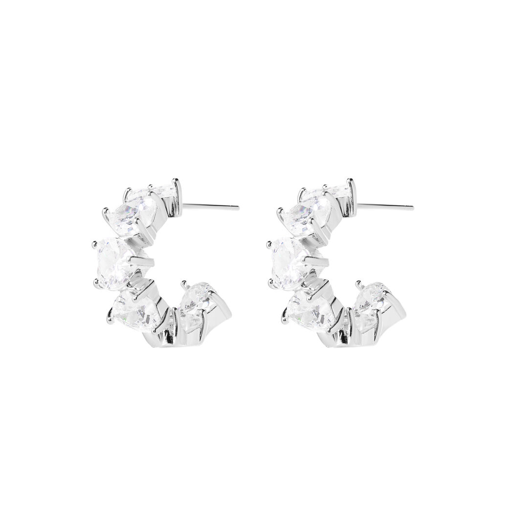 Серьги Dazzle Heart Earrings – Silver MYSTIQUE MIRAGE фото 1