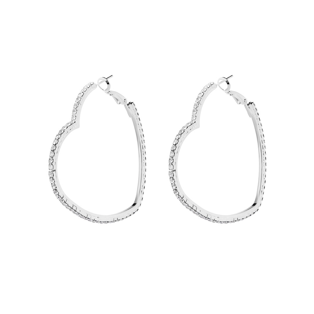 Серьги Dainty Heart Earrings – Silver MYSTIQUE MIRAGE фото 1