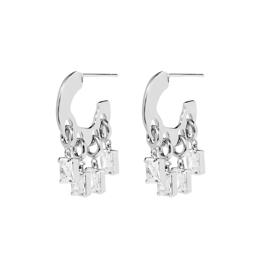 Серьги Melted Drops Earrings – Silver MYSTIQUE MIRAGE фото 1