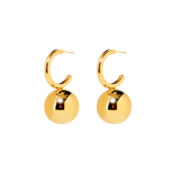 Серьги Halo Charm Earrings – Gold PLAIN STUDIO фото 1