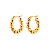 Серьги Whirl Earrings – Gold PLAIN STUDIO фото 1