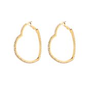 Серьги Dainty Heart Earrings – Gold MYSTIQUE MIRAGE фото 1