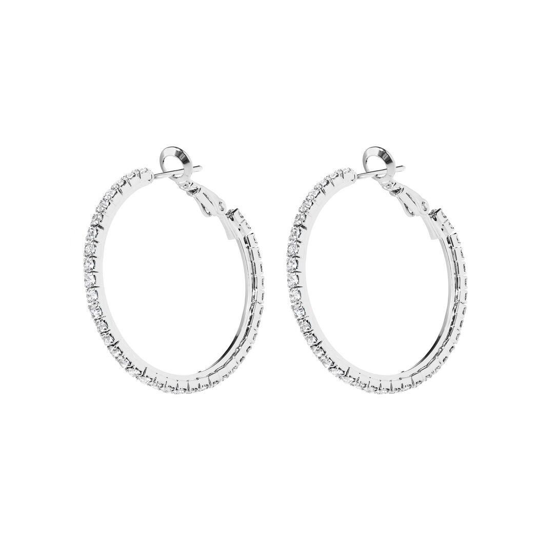 Серьги Luminous Hoops – Silver MYSTIQUE MIRAGE фото 1