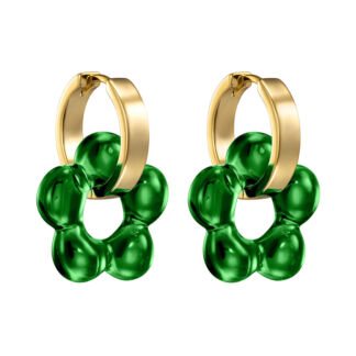 Серьги Bloom Freedom Emerald Earrings KOTLO STUDIO